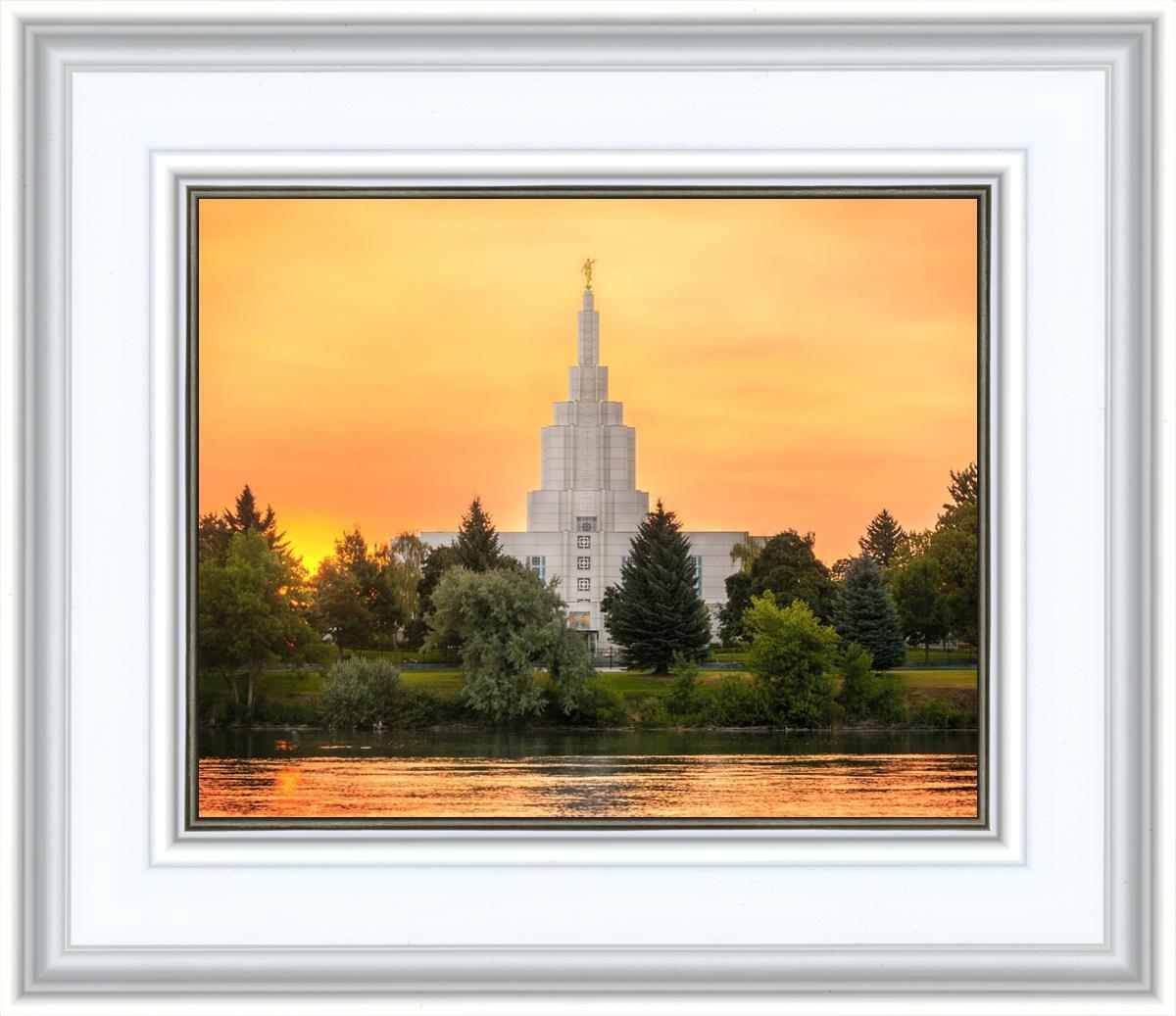 Idaho Falls Temple - Across the River