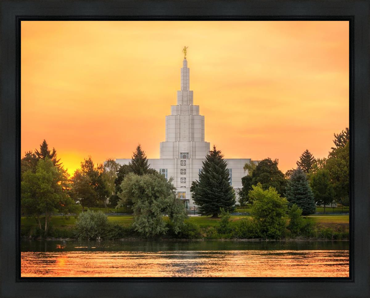 Idaho Falls Temple - Across the River