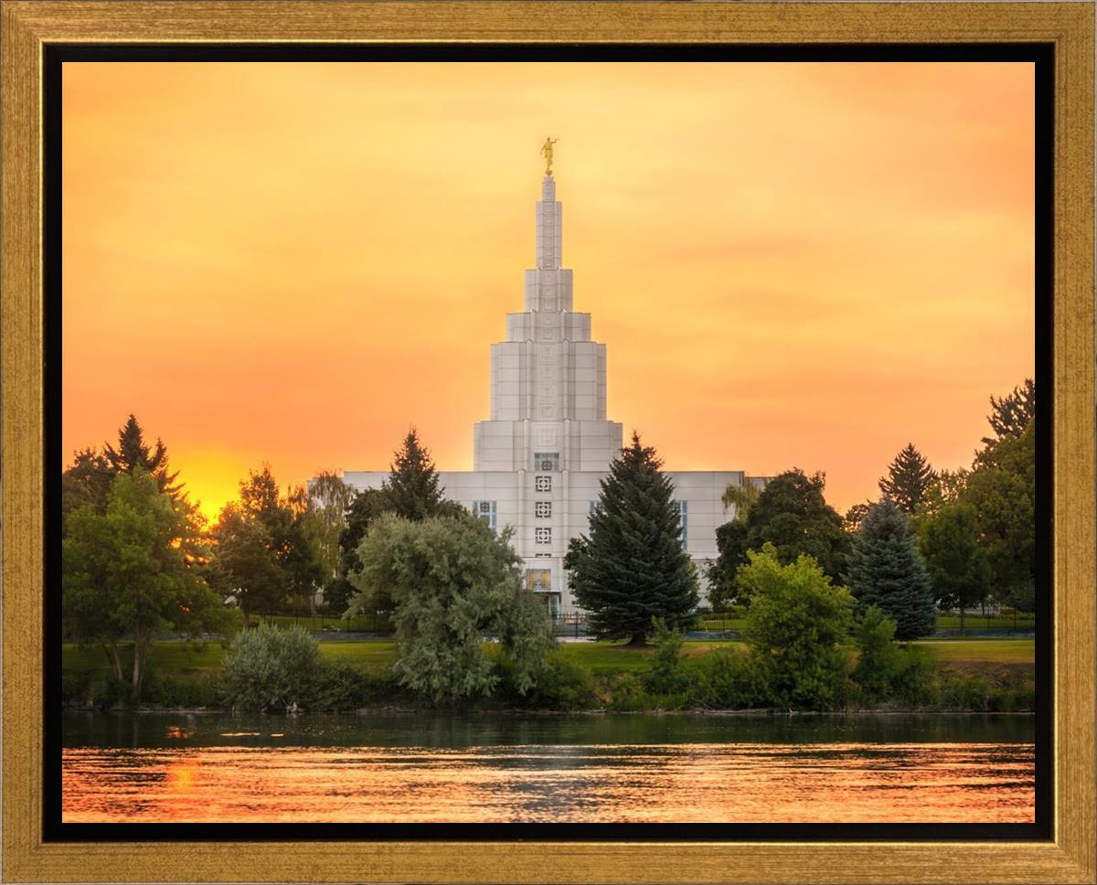 Idaho Falls Temple - Across the River