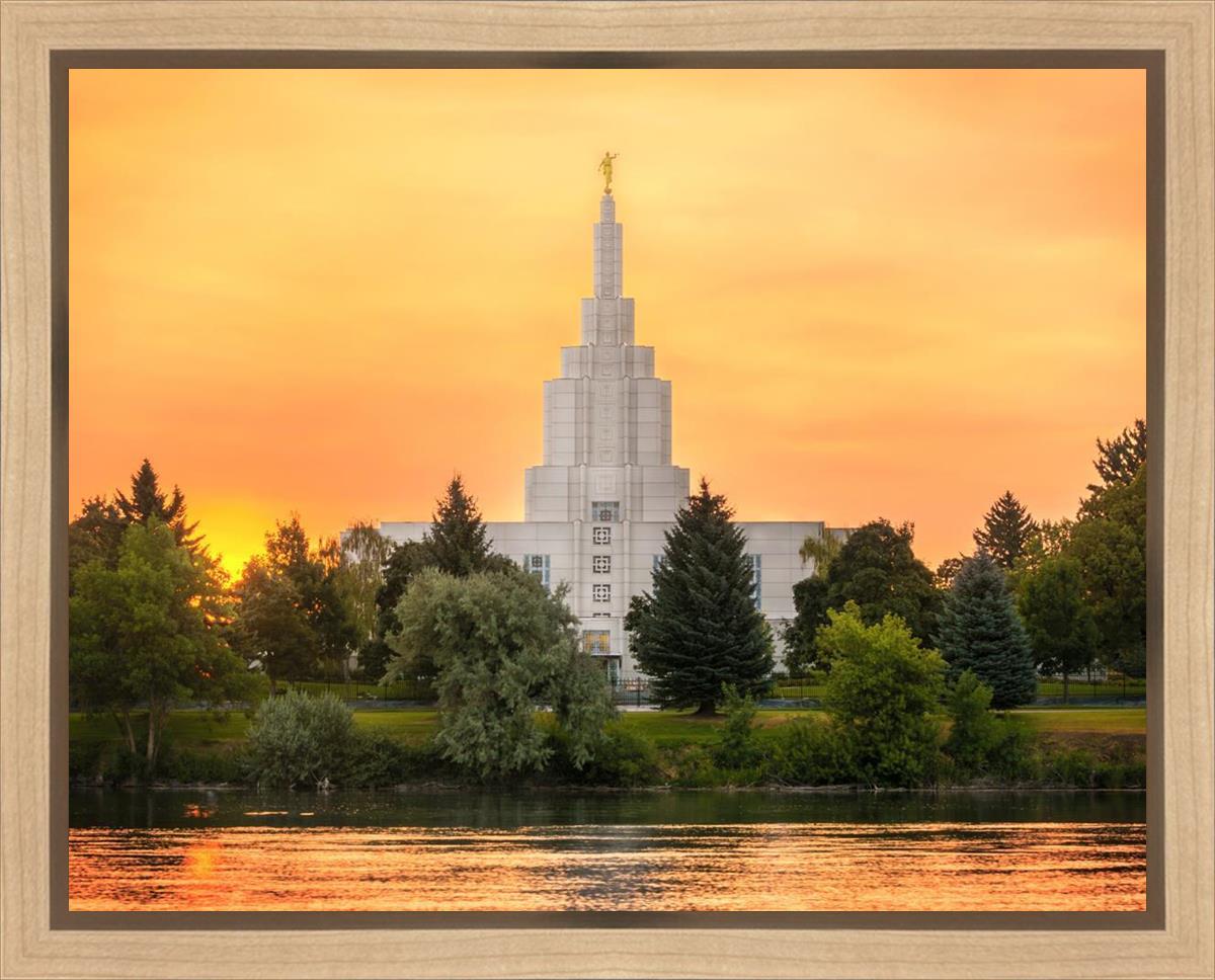 Idaho Falls Temple - Across the River