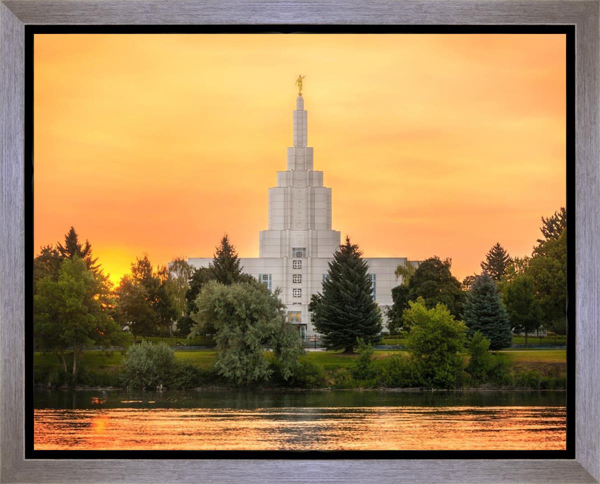 Idaho Falls Temple - Across the River