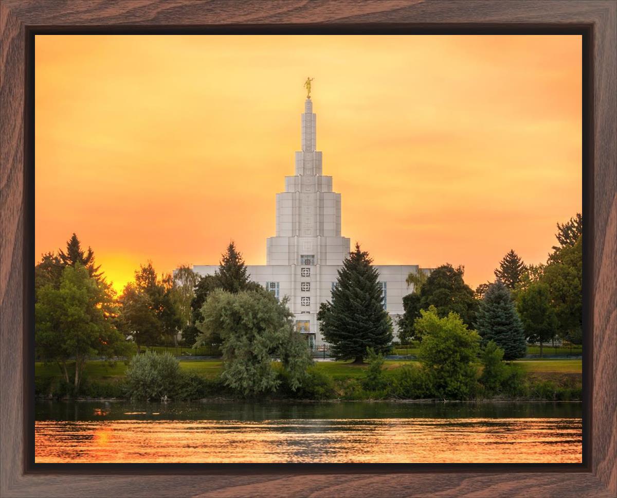 Idaho Falls Temple - Across the River