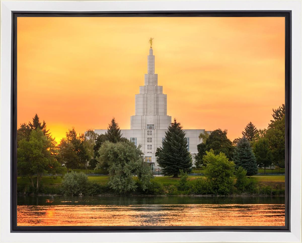 Idaho Falls Temple - Across the River