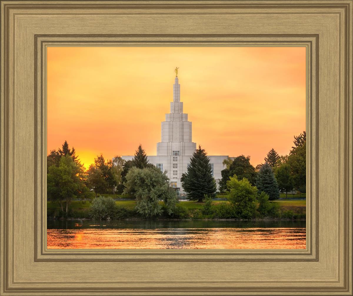 Idaho Falls Temple - Across the River