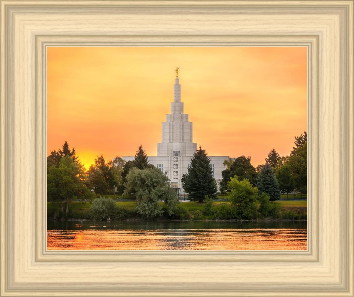Idaho Falls Temple - Across the River