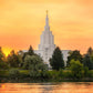 Idaho Falls Temple - Across the River
