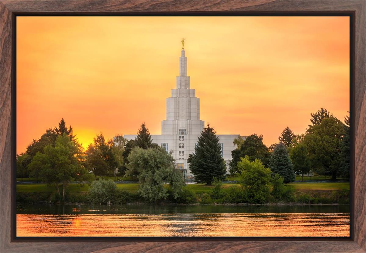 Idaho Falls Temple - Across the River