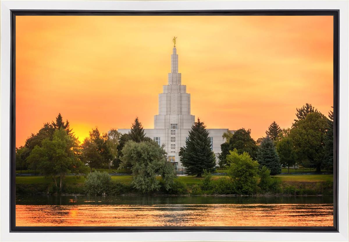 Idaho Falls Temple - Across the River