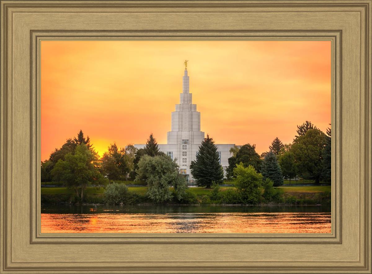 Idaho Falls Temple - Across the River