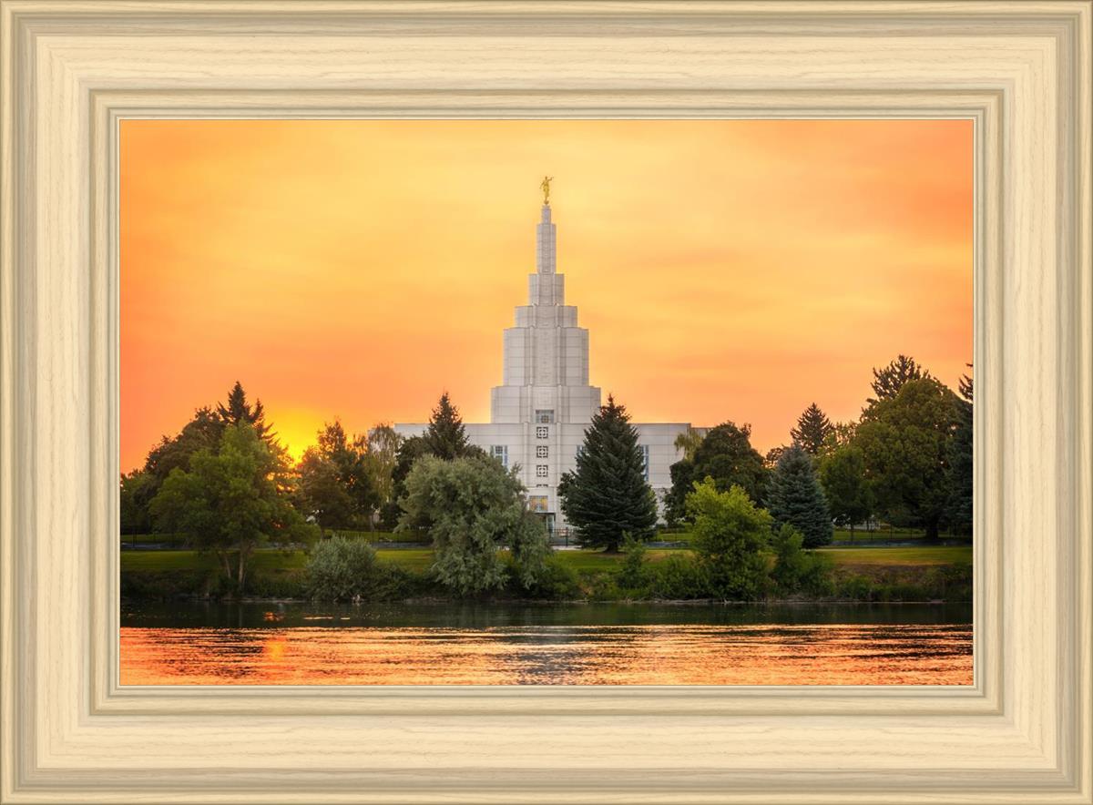 Idaho Falls Temple - Across the River