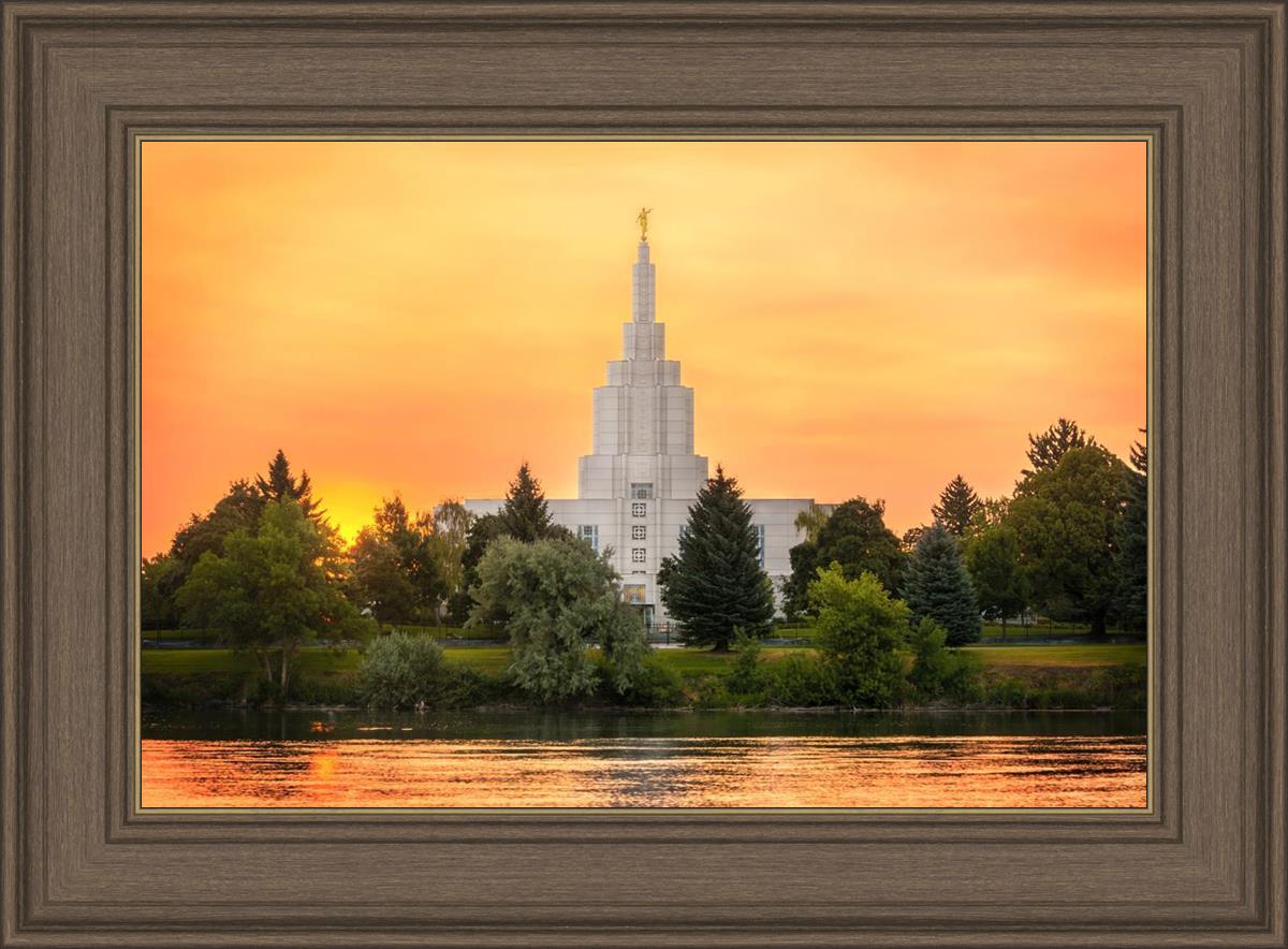 Idaho Falls Temple - Across the River