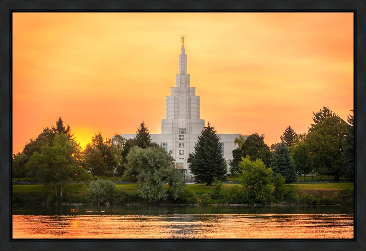 Idaho Falls Temple - Across the River