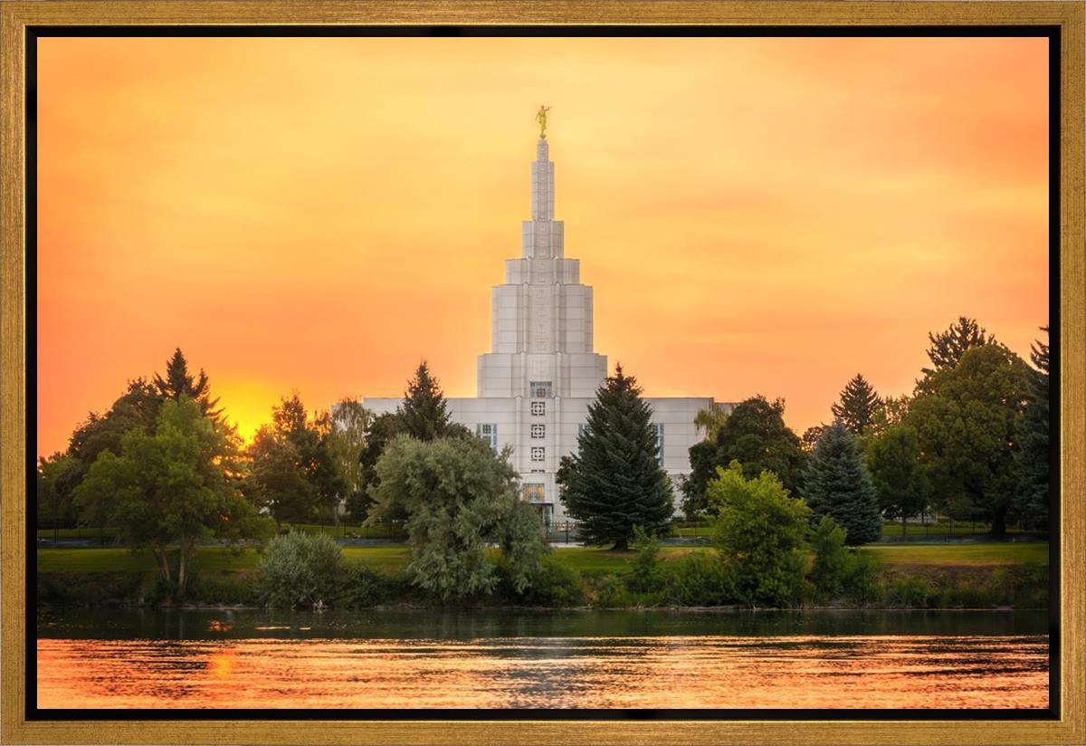 Idaho Falls Temple - Across the River