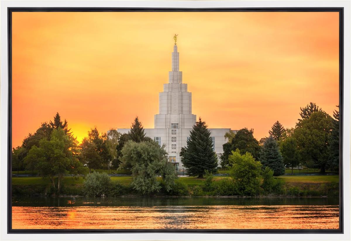 Idaho Falls Temple - Across the River