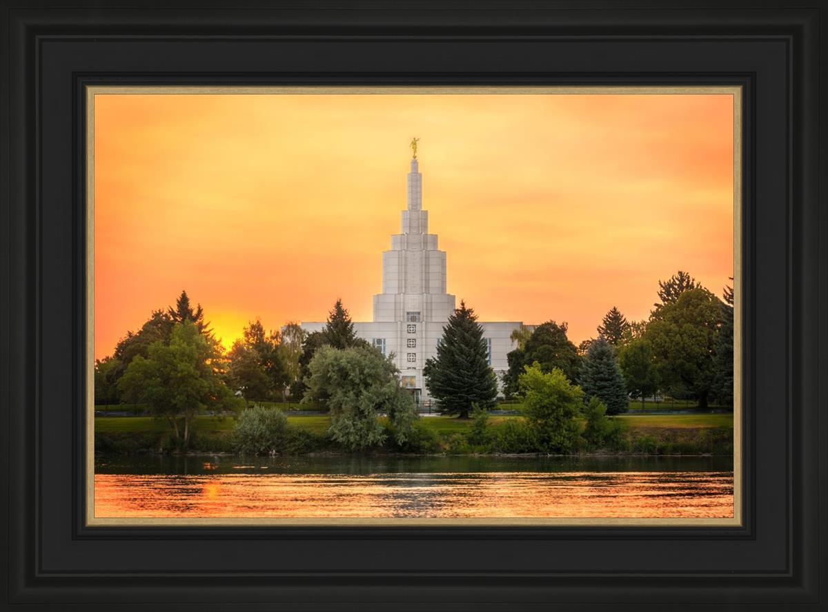 Idaho Falls Temple - Across the River