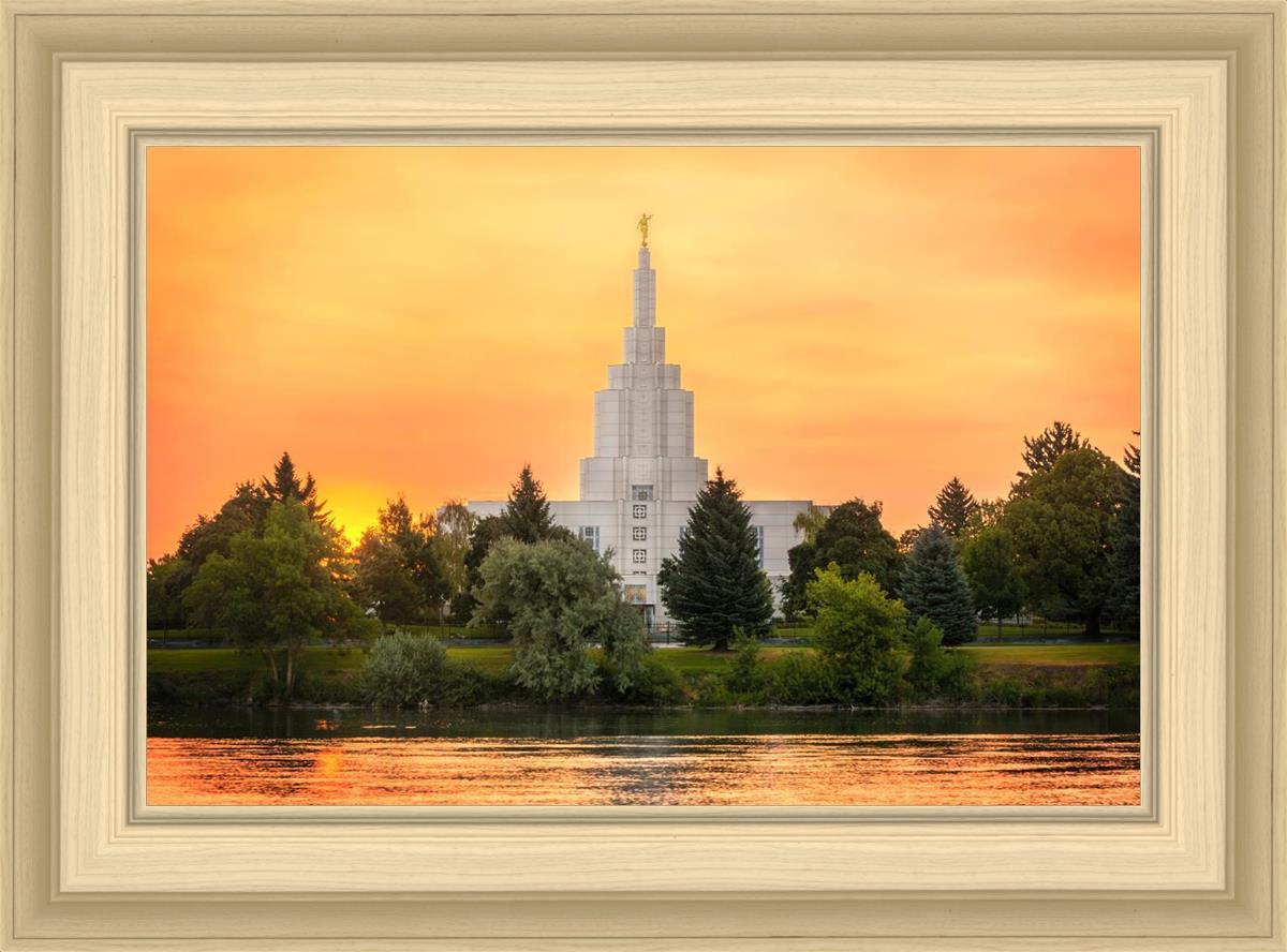 Idaho Falls Temple - Across the River