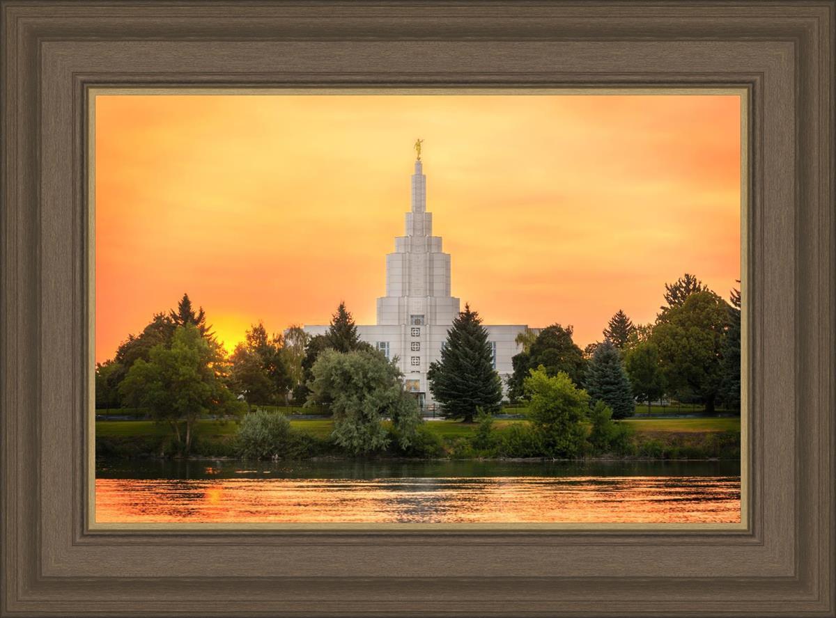 Idaho Falls Temple - Across the River