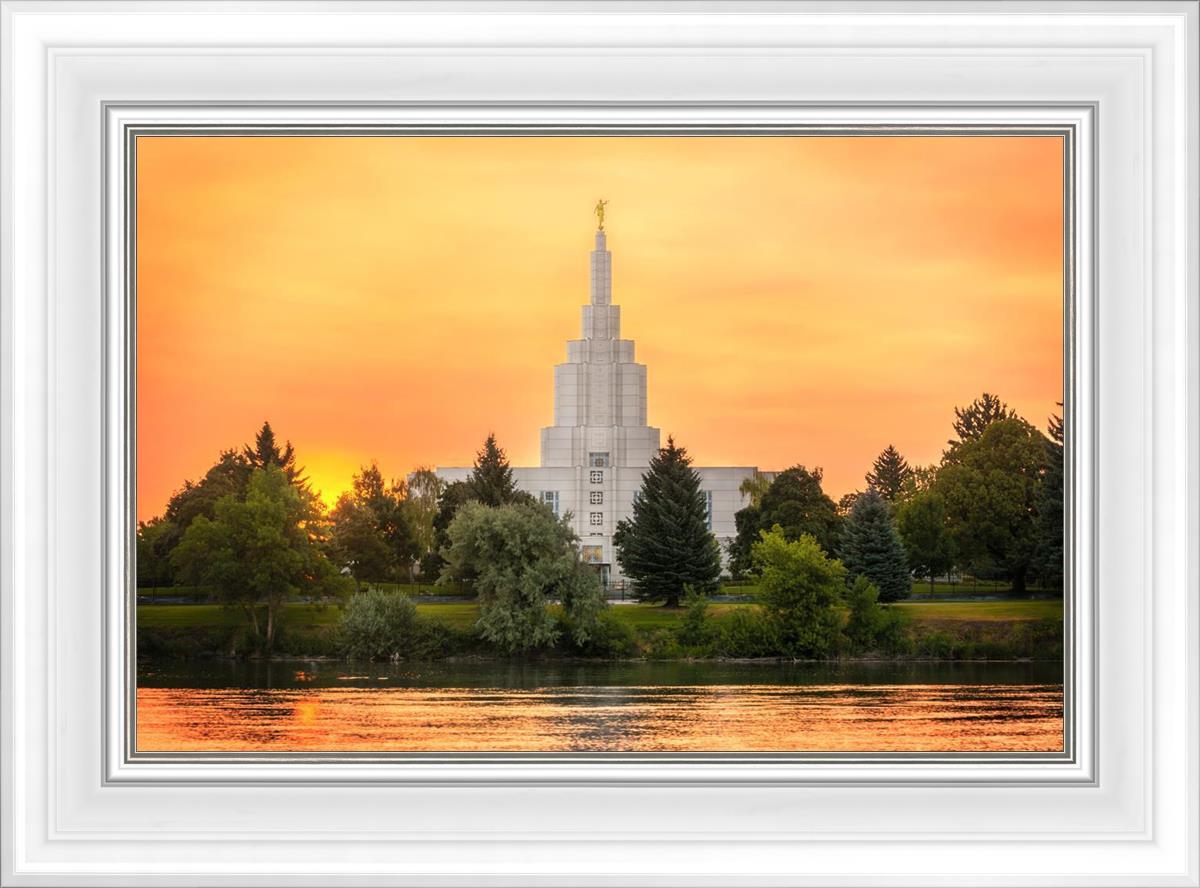 Idaho Falls Temple - Across the River