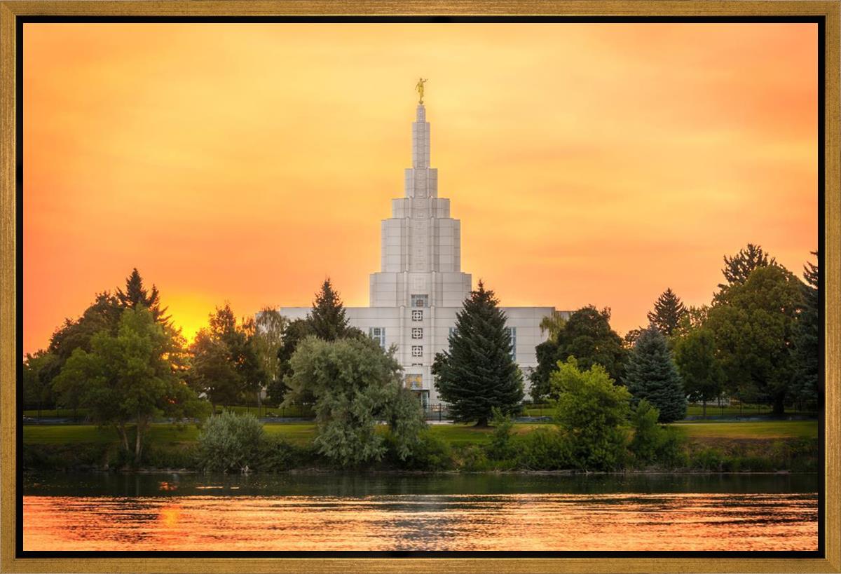 Idaho Falls Temple - Across the River