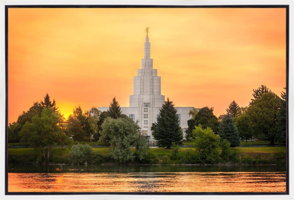 Idaho Falls Temple - Across the River