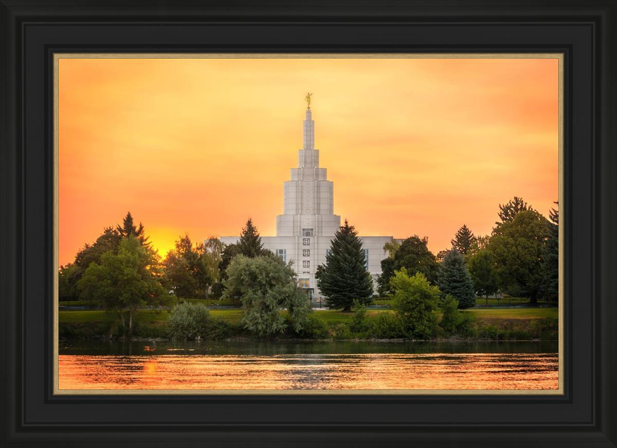 Idaho Falls Temple - Across the River