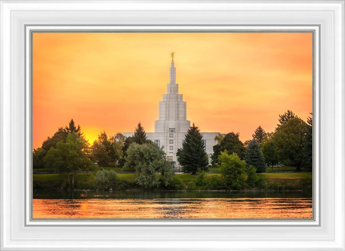 Idaho Falls Temple - Across the River