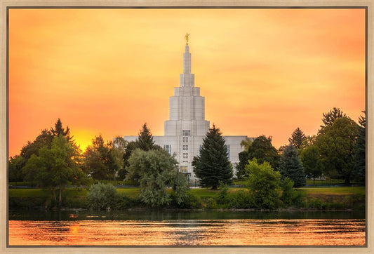 Idaho Falls Temple - Across the River