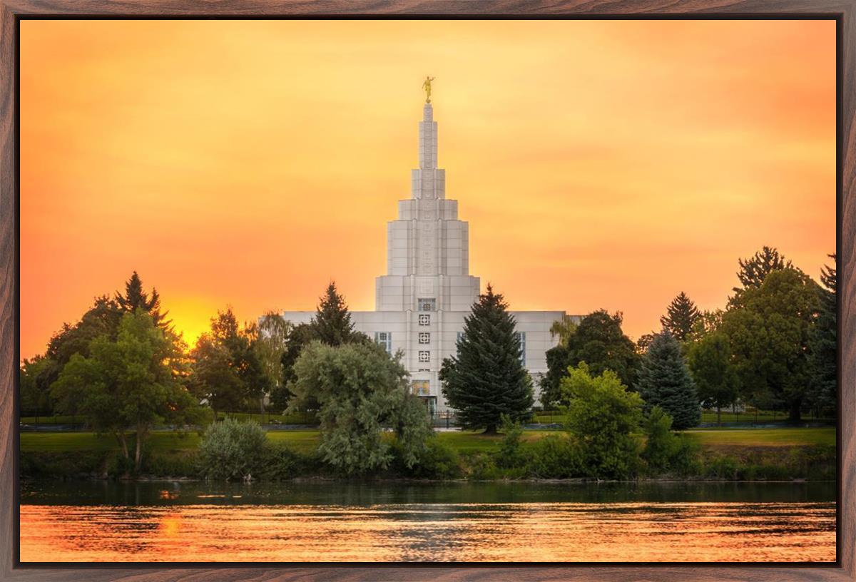 Idaho Falls Temple - Across the River
