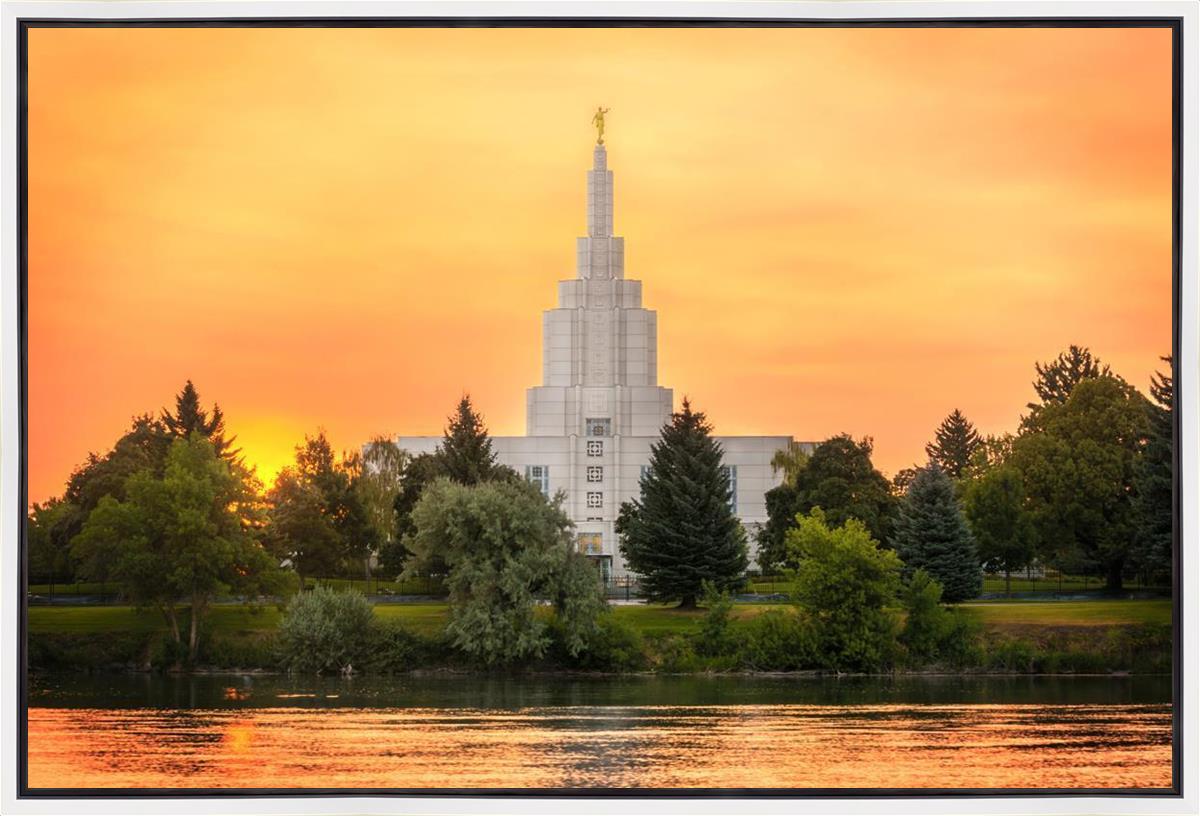 Idaho Falls Temple - Across the River