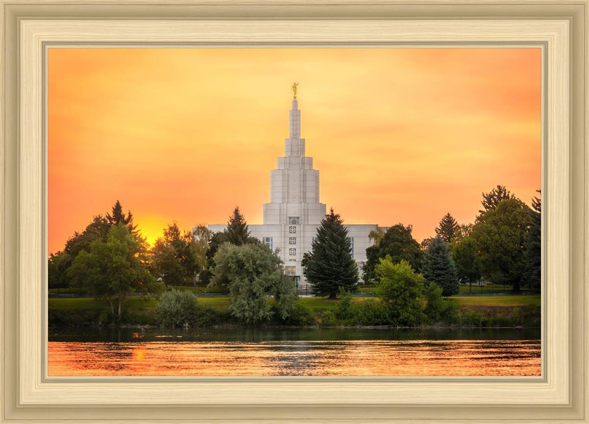 Idaho Falls Temple - Across the River