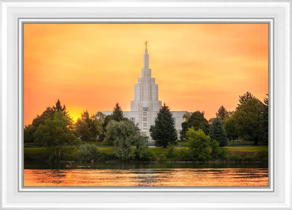 Idaho Falls Temple - Across the River