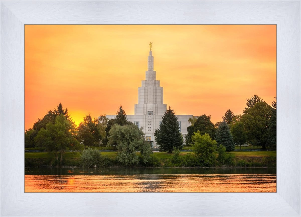 Idaho Falls Temple - Across the River