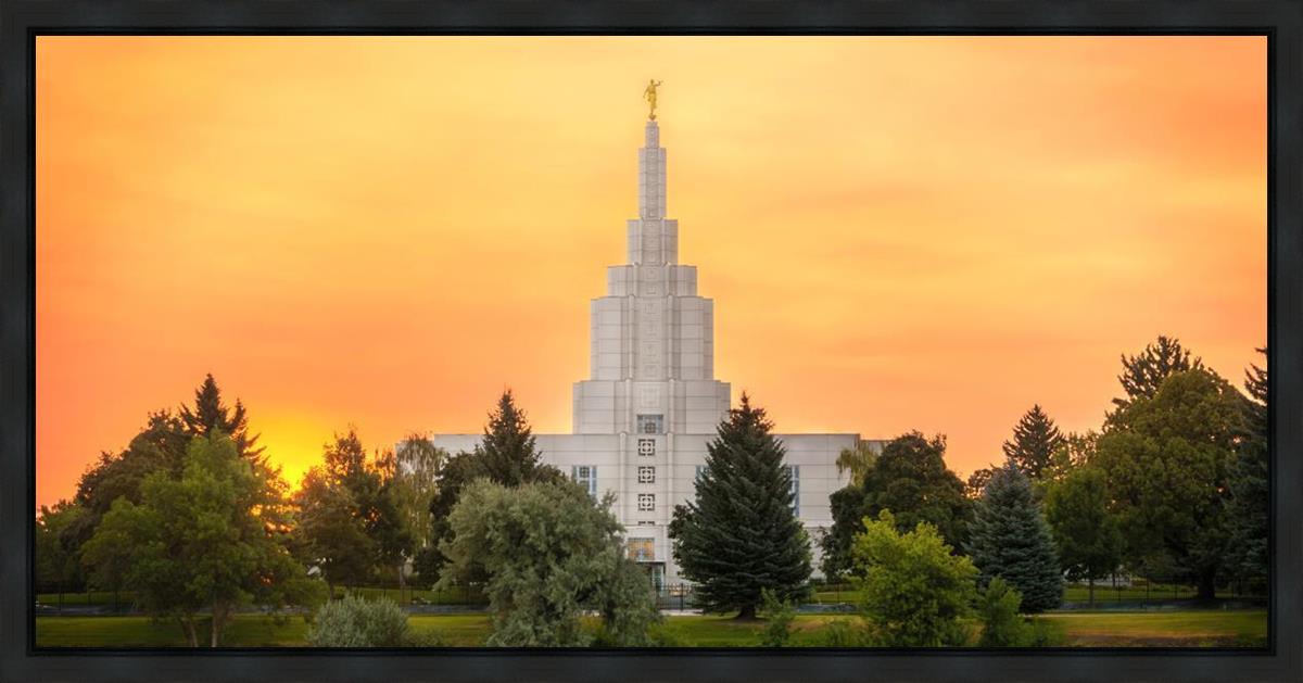 Idaho Falls Temple - Across the River