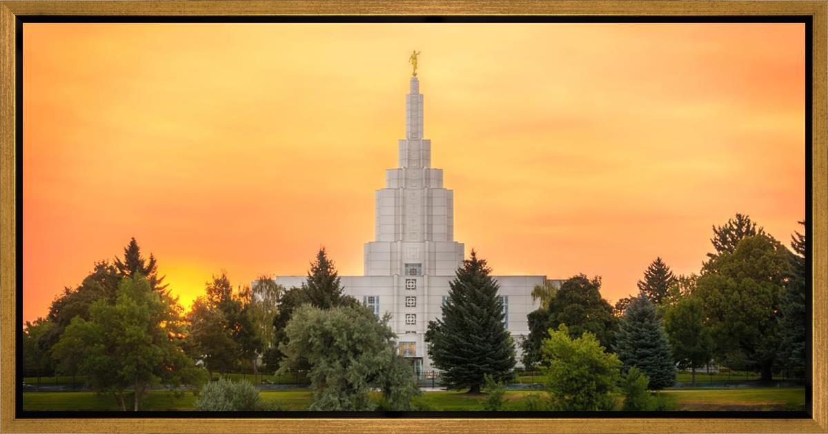 Idaho Falls Temple - Across the River