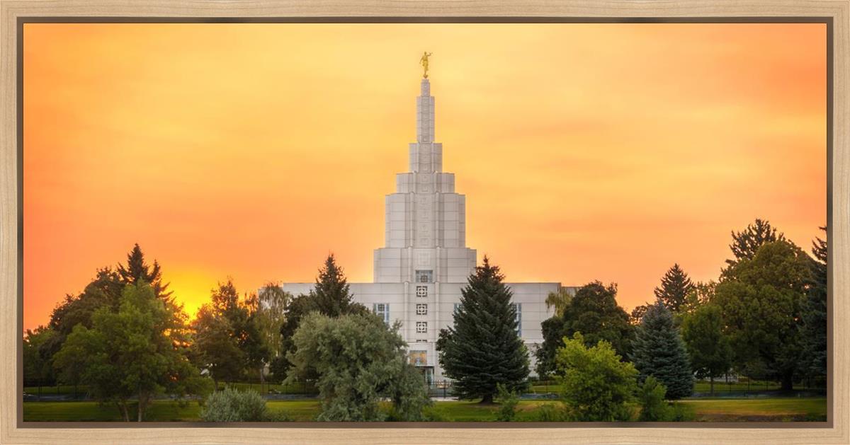 Idaho Falls Temple - Across the River