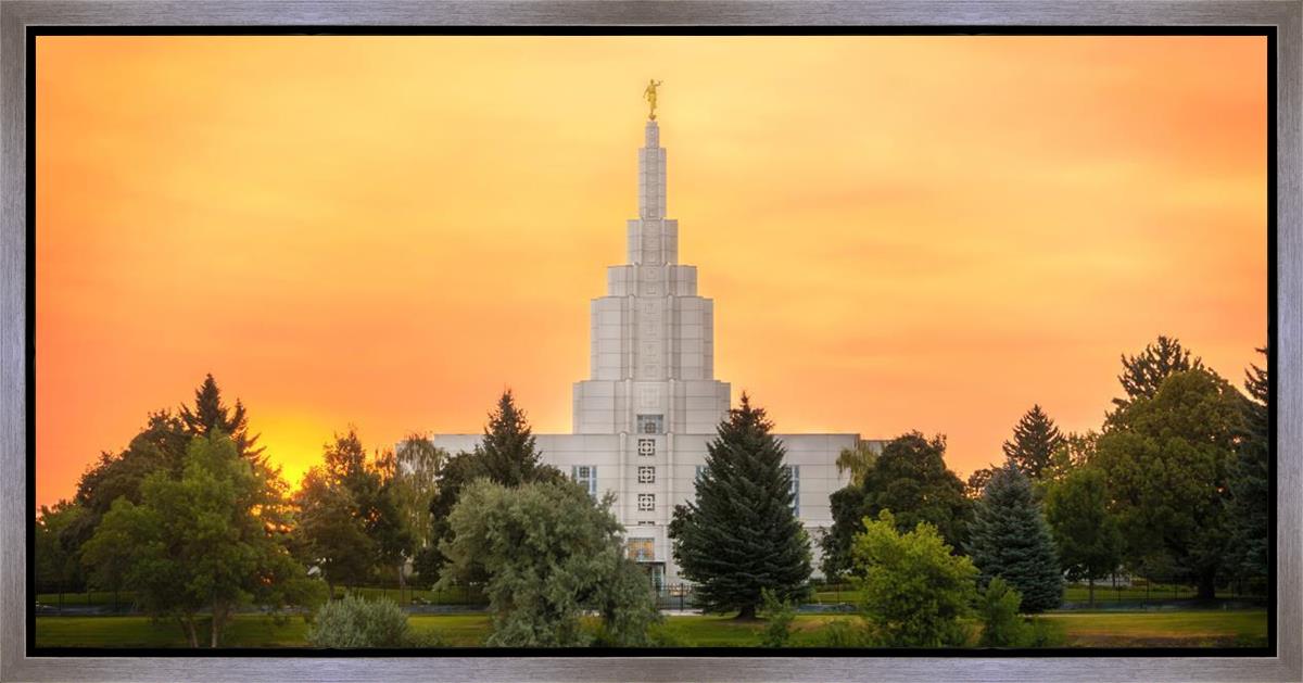 Idaho Falls Temple - Across the River