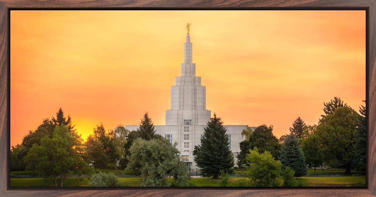 Idaho Falls Temple - Across the River
