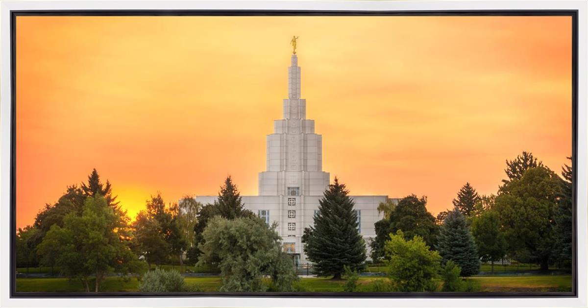Idaho Falls Temple - Across the River