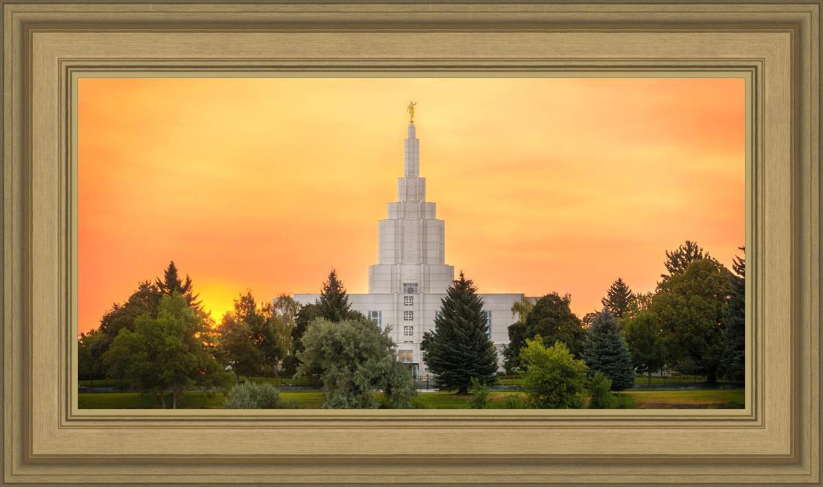 Idaho Falls Temple - Across the River