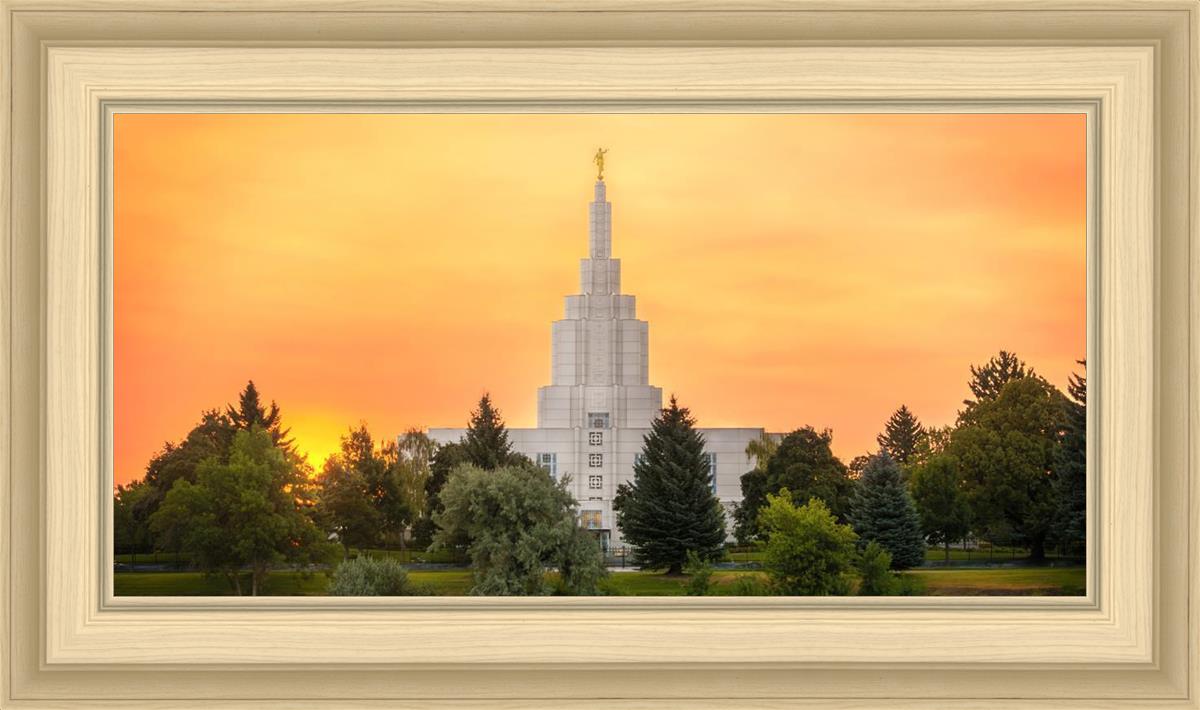 Idaho Falls Temple - Across the River