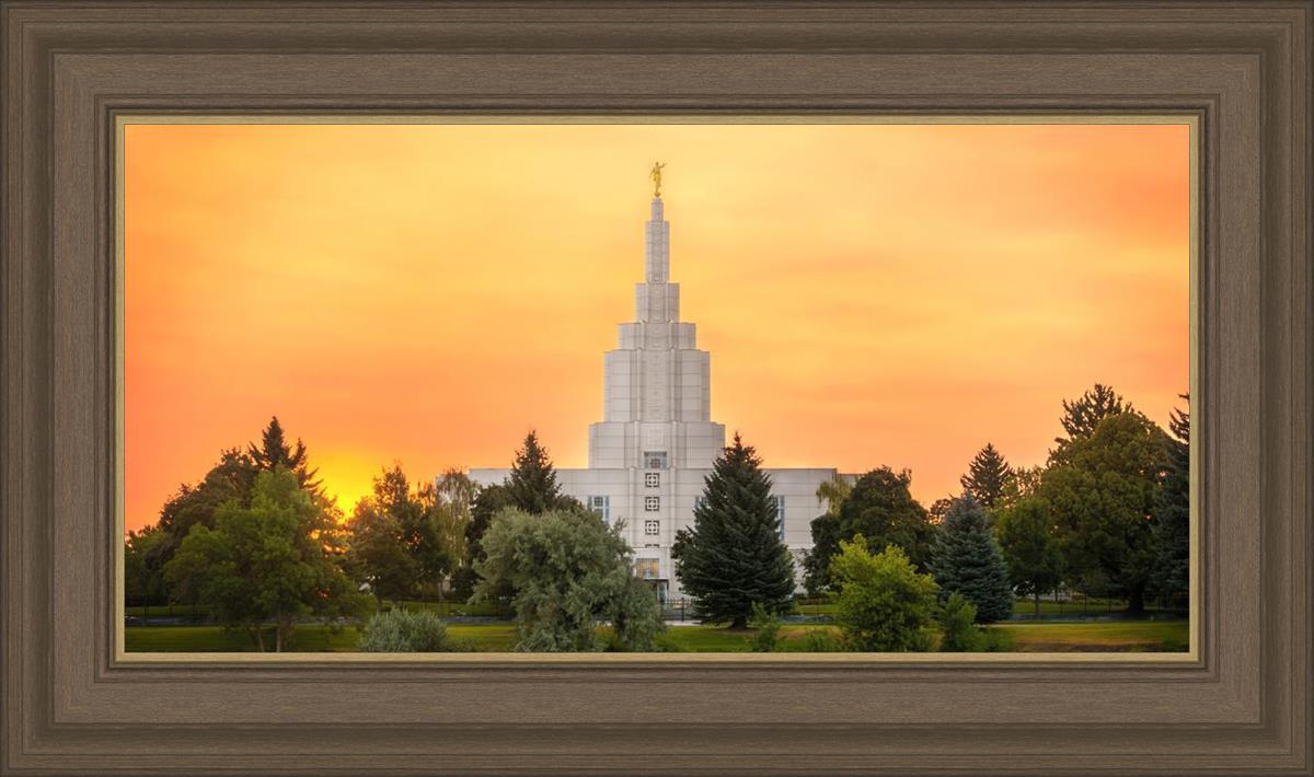 Idaho Falls Temple - Across the River