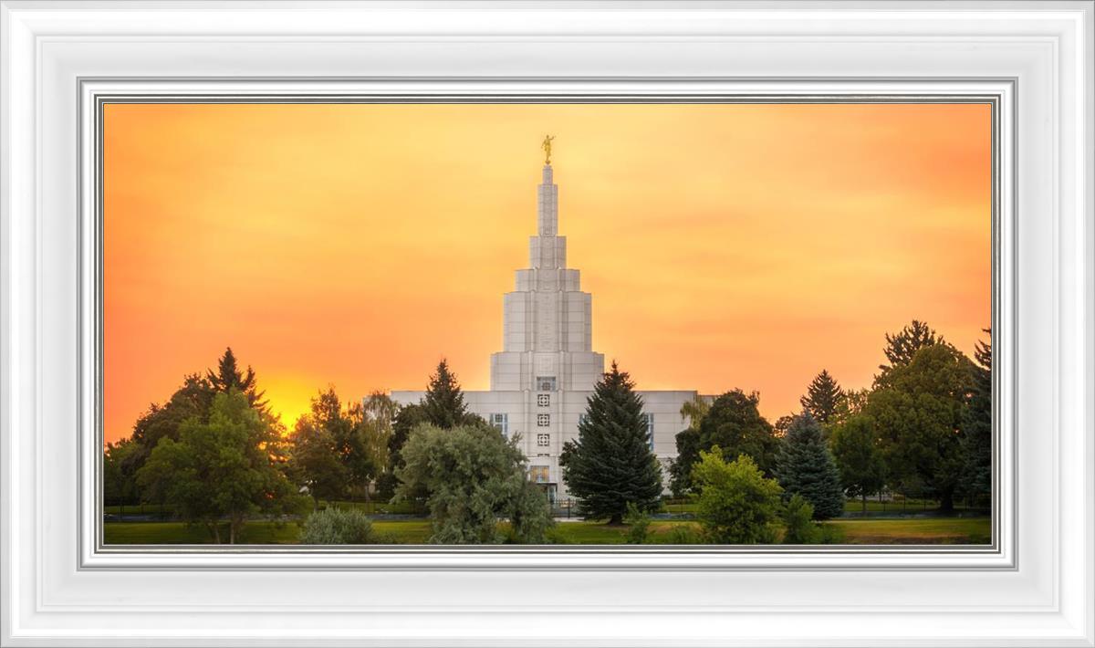 Idaho Falls Temple - Across the River