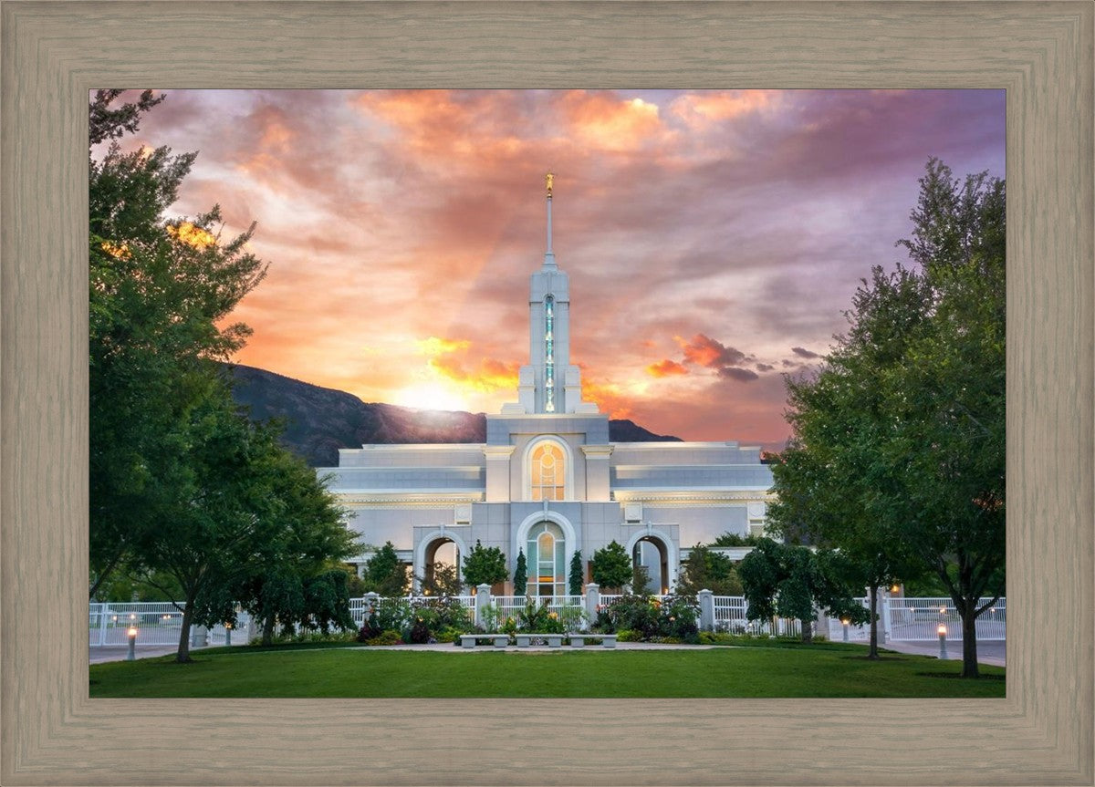 Mount Timpanogos - Morning Burst