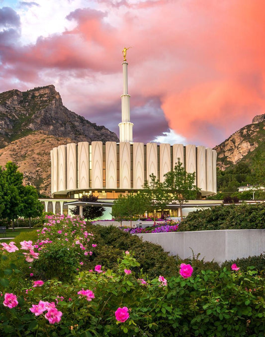 Provo Temple - Summer Sky