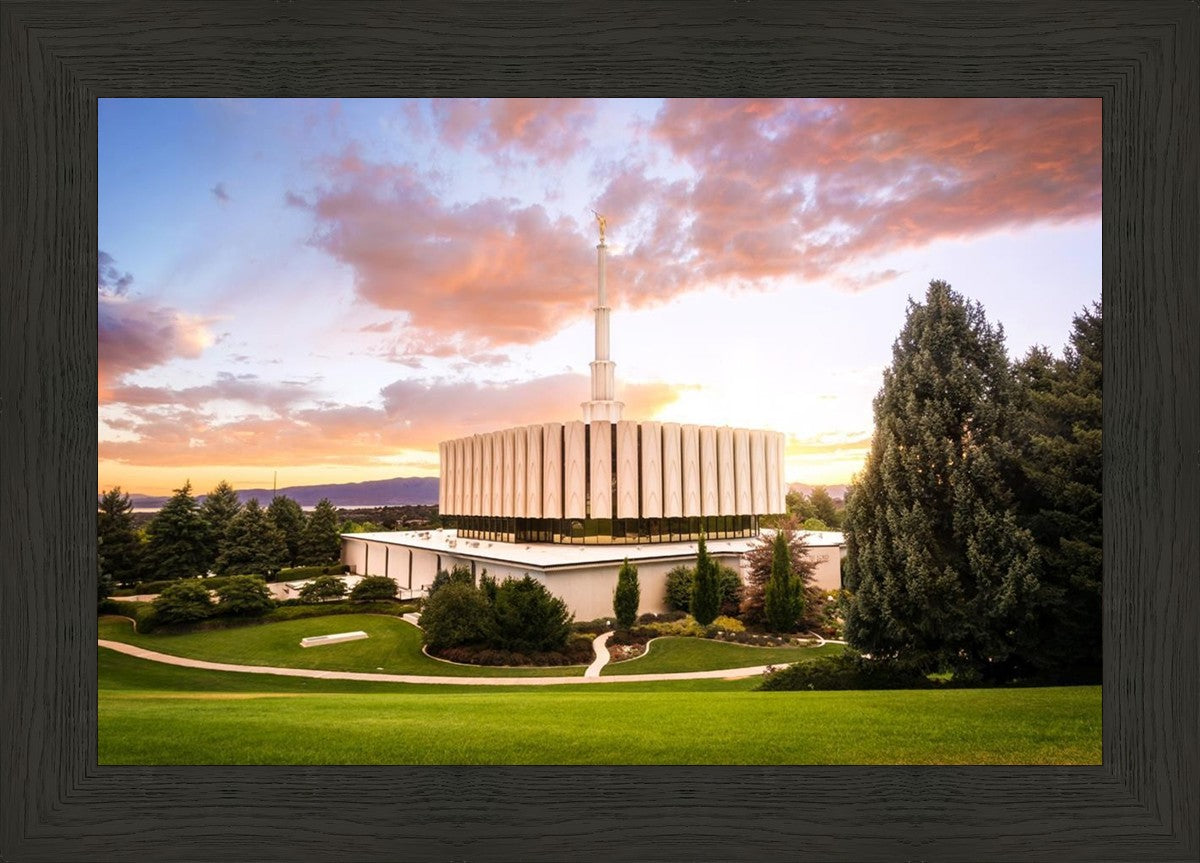 Provo Temple - Sunset Serenity