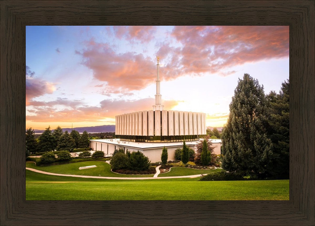 Provo Temple - Sunset Serenity