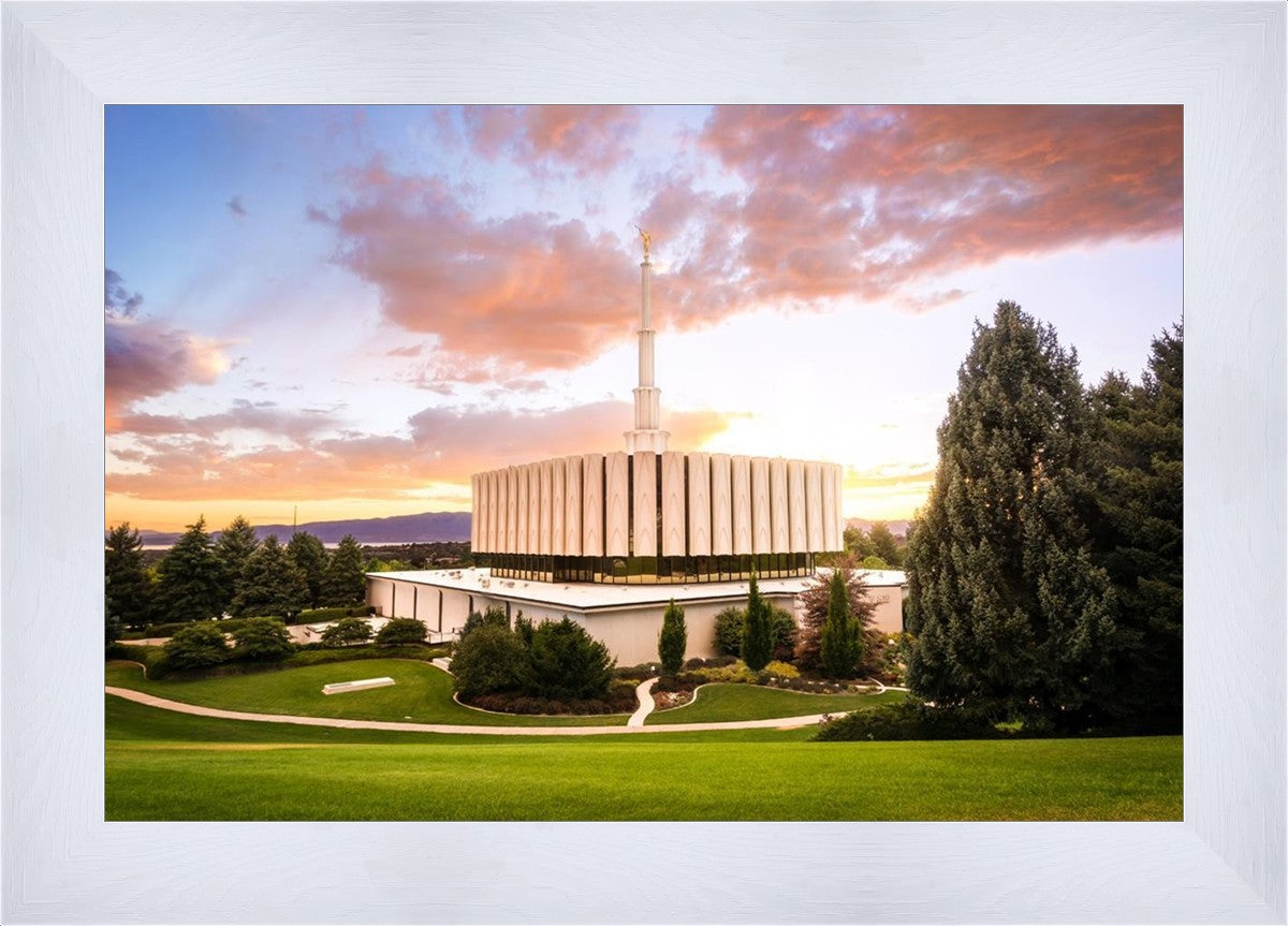 Provo Temple - Sunset Serenity