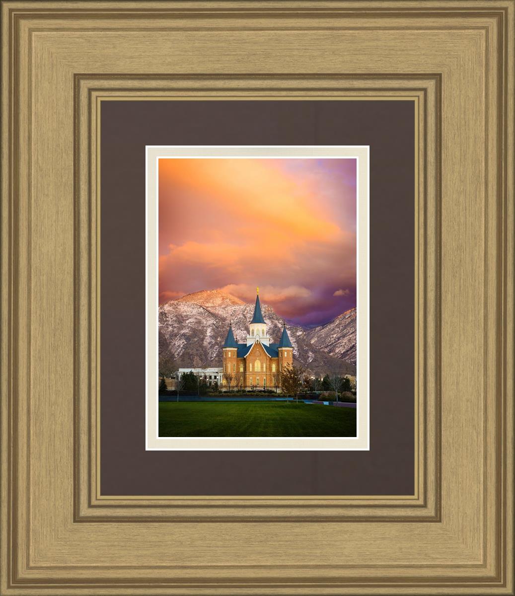 Provo City Center Temple - Colored Sky