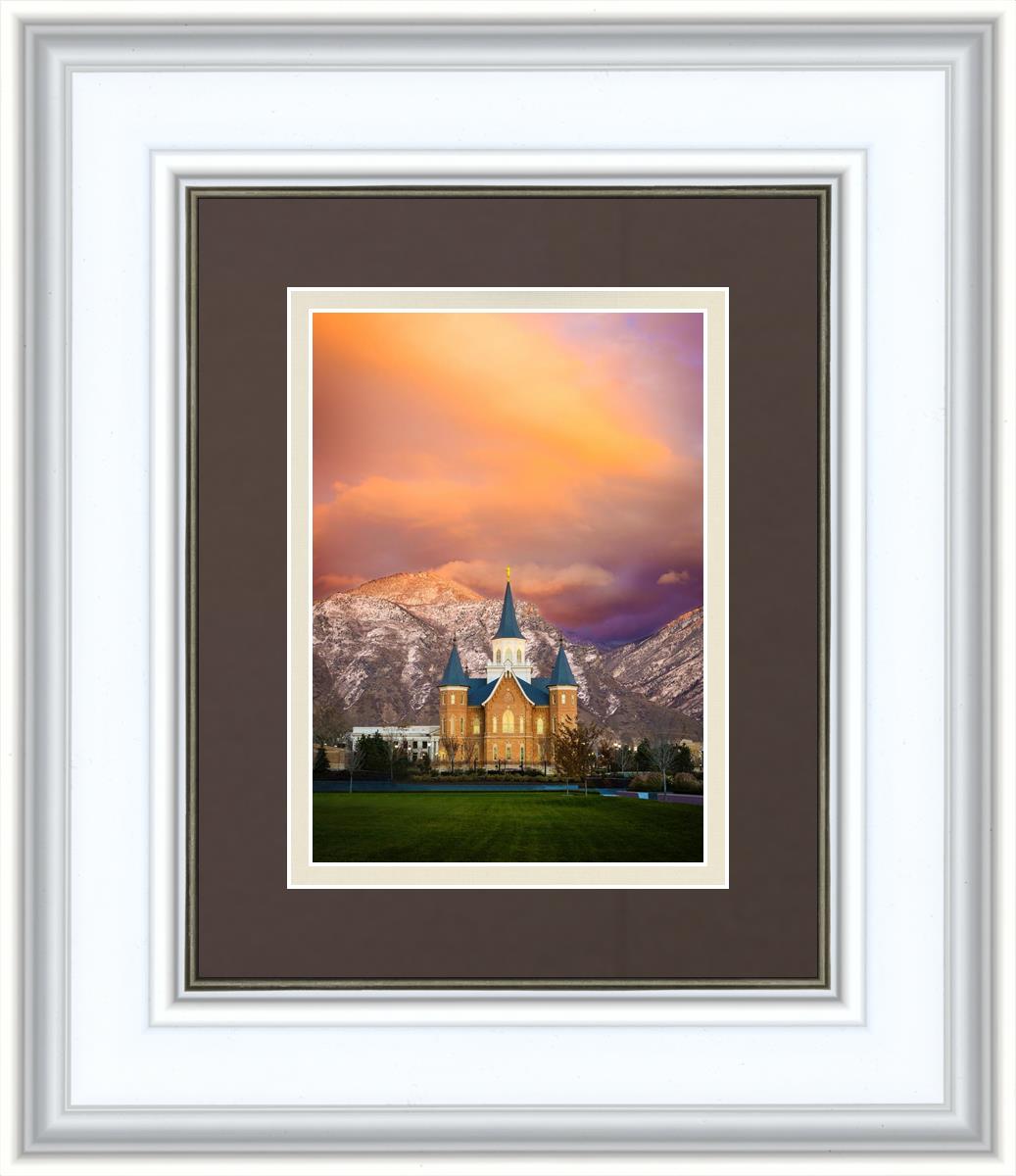 Provo City Center Temple - Colored Sky