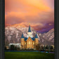 Provo City Center Temple - Colored Sky